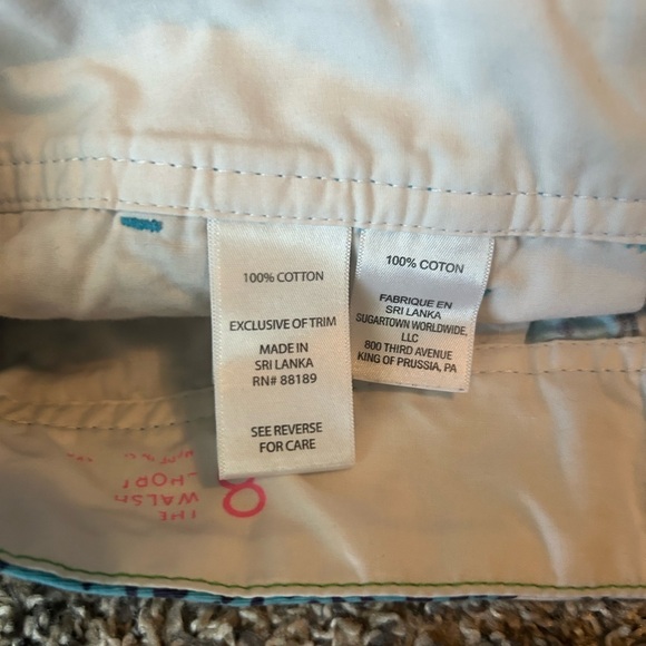 Lilly Pulitzer bright blue tropical patterned the Walsh shorts size 8 - Picture 5 of 9